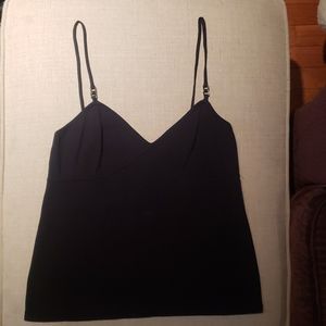Gucci Navy Crepe Tank